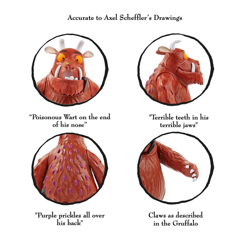 WOW! STUFF حزمة التوائم من الغرفالو والفأر - شخصيات قابلة للتحريك | ألعاب هدايا رسمية من كتب جوليا دونالدسون، التلفزيون وسلسلة أفلام الرسوم المتحركة - Image 4