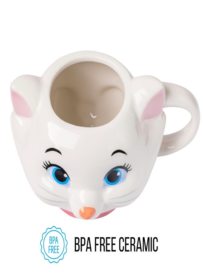 Silver Buffalo Disney Aristocats Marie Face Ceramic 3D Sculpted Mug, 20 Ounces - Image 3