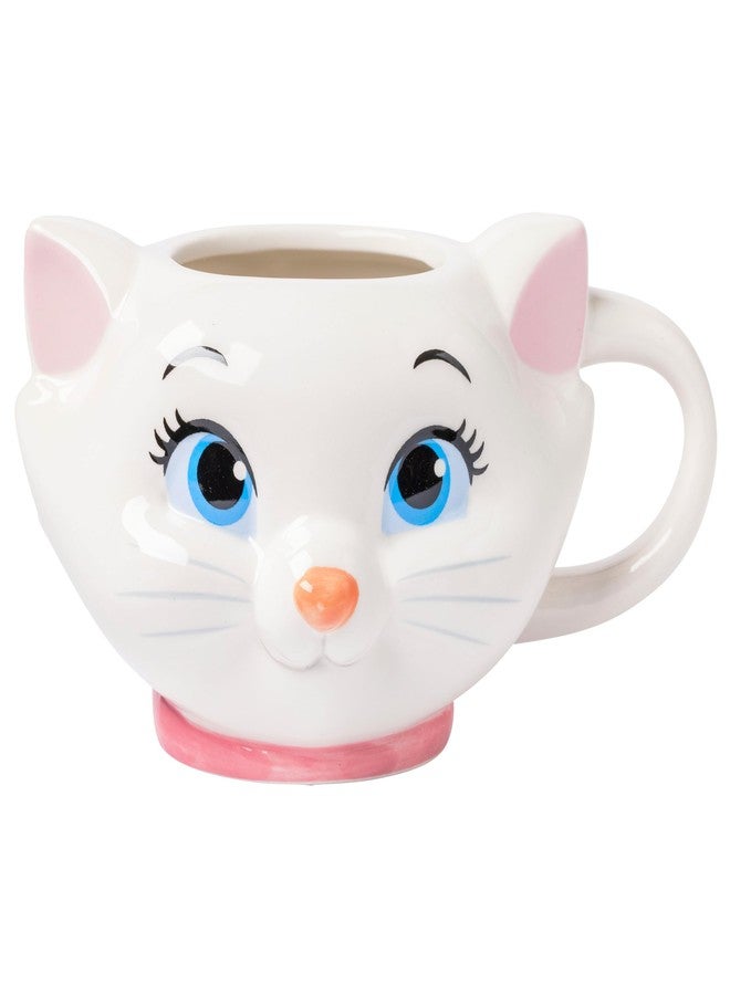 Silver Buffalo Disney Aristocats Marie Face Ceramic 3D Sculpted Mug, 20 Ounces - Image 1