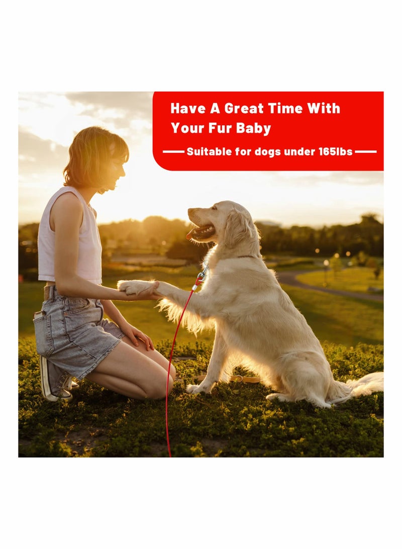 SYOSI Dog Tie Out Cable 10FT Dog Runner for Yard Steel Wire Dog Cable with Durable Superior Clips for Outside Dog Lead for Large Dogs Up to 165 lbs - Image 5