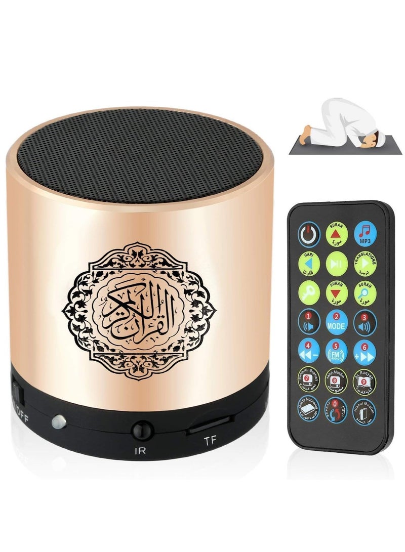 ELTRAZONE Remote Control Speaker Portable Quran Speaker MP3 Player 8GB TF FM Quran Koran Translator USB Rechargeable Speaker, Secure Digital, Micro SD (ELT-SP01) - Image 1