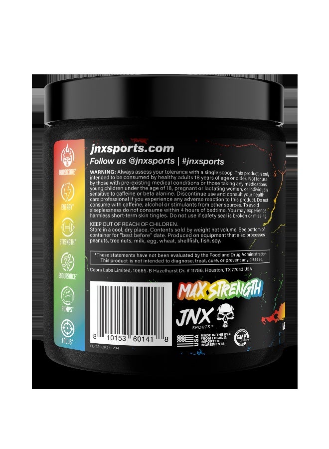 JNX Sports The Shadow! Extreme Pre-Workout Sour Candy – 30 Serves Max Strength Formula 350 mg Caffeine, 2000 mg L-Citrulline & 1000 mg Taurine - Image 2