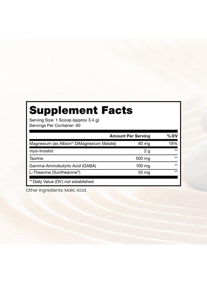 Pure Therapro Rx Just Relax Unflavored - 60 Servings | Supports Relaxed Mood & Healthy Blood Pressure | Myo-inositol, Di-Magnesium Malate, GABA, Taurine, & L-Theanine - Image 2