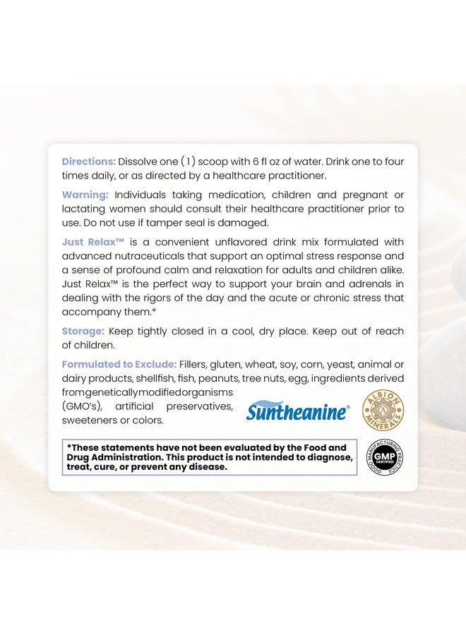 Pure Therapro Rx Just Relax Unflavored - 60 Servings | Supports Relaxed Mood & Healthy Blood Pressure | Myo-inositol, Di-Magnesium Malate, GABA, Taurine, & L-Theanine - Image 3