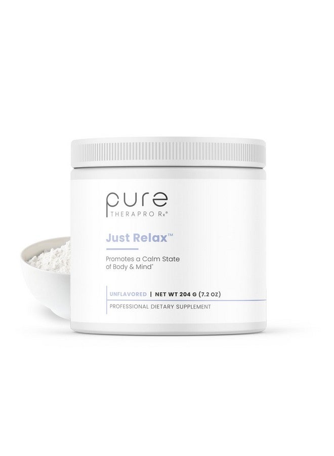 Pure Therapro Rx Just Relax Unflavored - 60 Servings | Supports Relaxed Mood & Healthy Blood Pressure | Myo-inositol, Di-Magnesium Malate, GABA, Taurine, & L-Theanine - Image 1