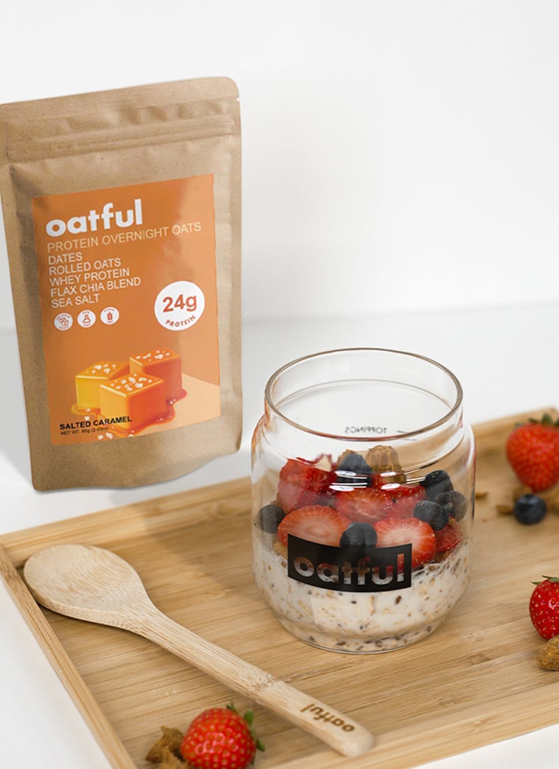 Oatful Salted Caramel Protein Overnight Oats Mix - Image 4