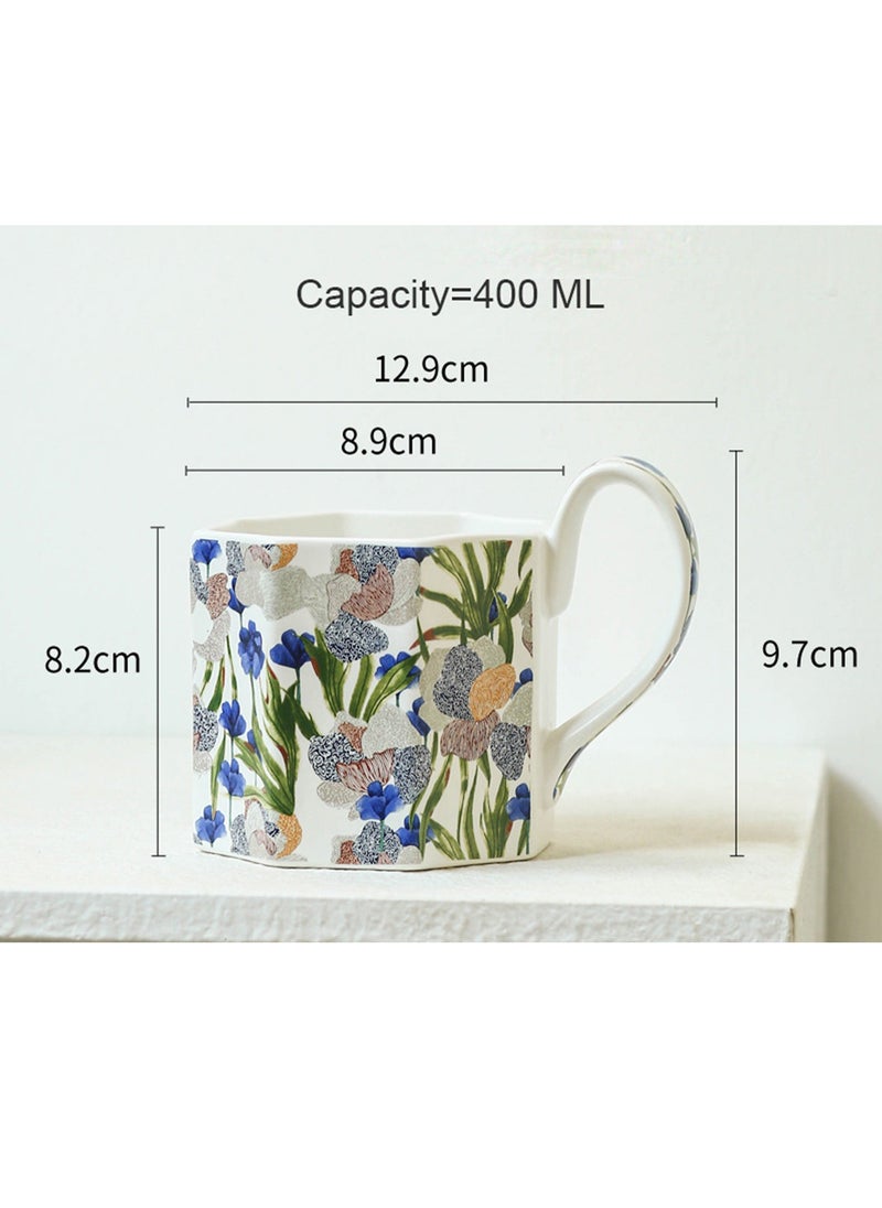 High-end Fashion Ceramic Mug Coffee Cup Beverage Tea Cup Octagonal Cup - pzsku/Z005DE4664AC59A1C113BZ/45/_/1734862797/082565a3-b576-4805-9d72-93a3acf19d9a