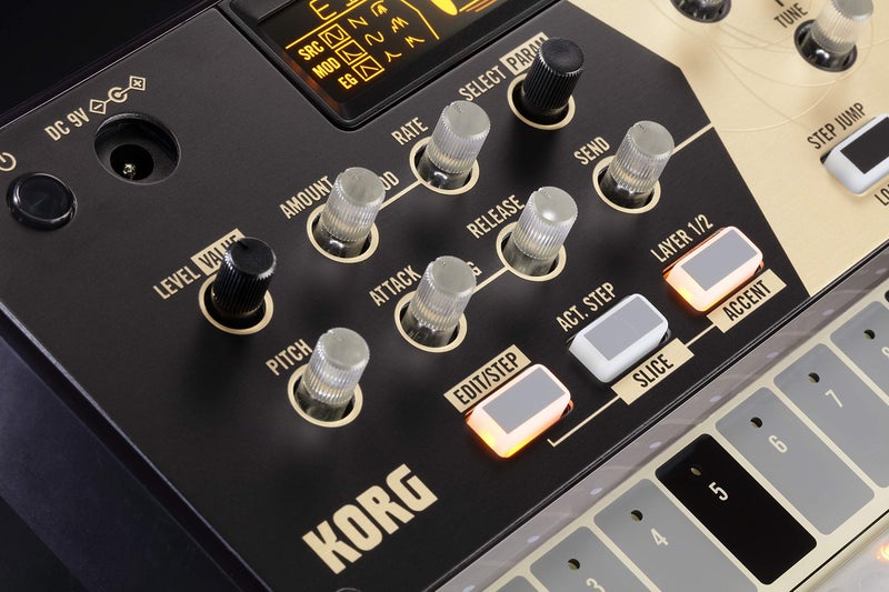 Korg Volca Drum Digital Percussion Synthesizer w/ 16-step Sequencer and Active Step - Image 2