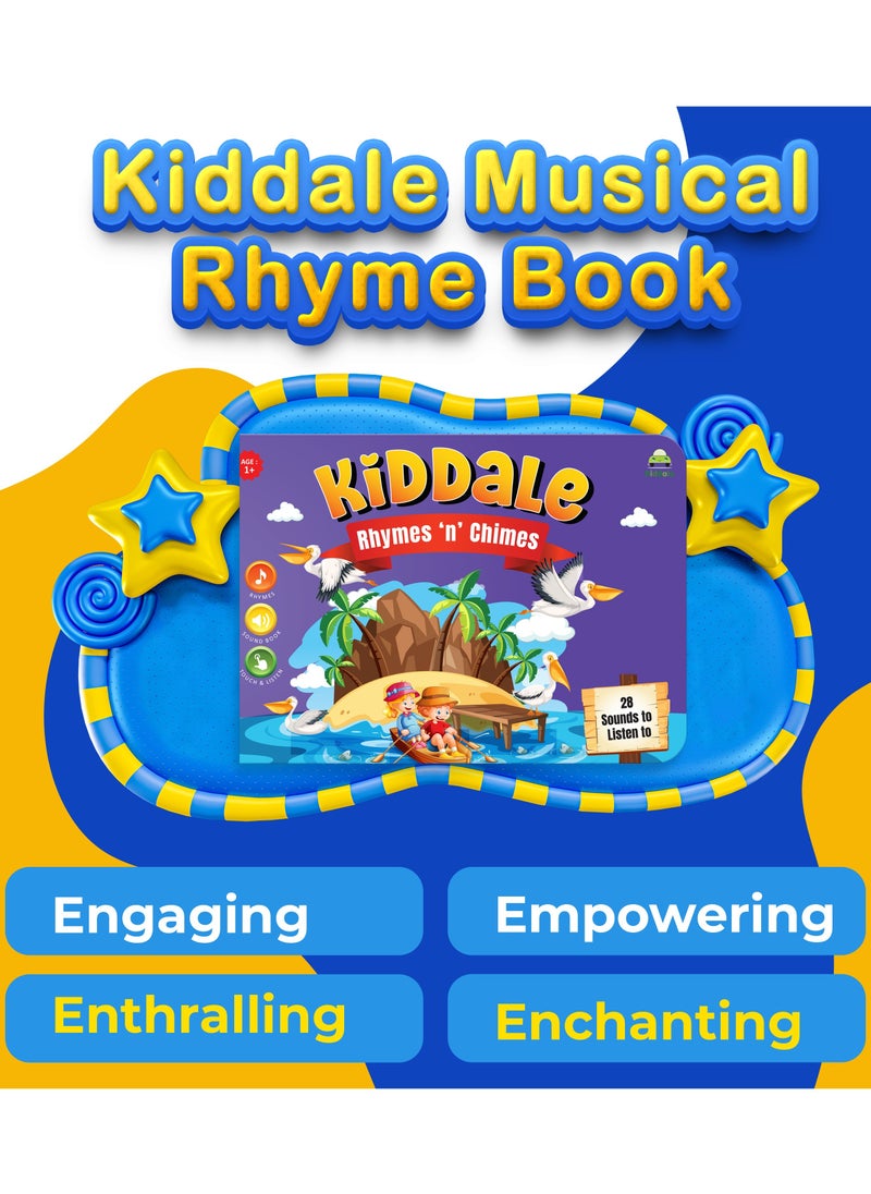 كتاب Rhymes n Chimes Nursery Rhymes Musical Sound Book لعمر 1+ سنة التفاعلية Touch n Play تعلم الكتب الصوتية وتعليمها للأطفال من عمر 1 إلى 3 سنوات الغناء على طول الكتب - pzsku/Z005DF6A7CFCE41A4CC00Z/45/_/1703666385/8325410d-25b7-4077-92d5-1e9b99693547