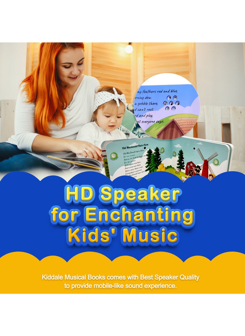 كتاب Rhymes n Chimes Nursery Rhymes Musical Sound Book لعمر 1+ سنة التفاعلية Touch n Play تعلم الكتب الصوتية وتعليمها للأطفال من عمر 1 إلى 3 سنوات الغناء على طول الكتب - pzsku/Z005DF6A7CFCE41A4CC00Z/45/_/1703666386/25599f9d-9bfb-4c40-a7cd-1eca34c7aed2