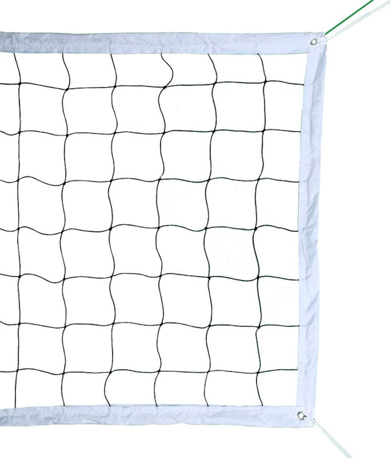 IQSTRP Professional Volleyball Net Outdoor with Aircraft Steel Cable, Heavy Duty VolleyballNet for Backyard, 32x3FT Portable Volleyball Nets for Pool Schoolyard Beach, Badminton/Pro VolleyballNets Set - Image 1