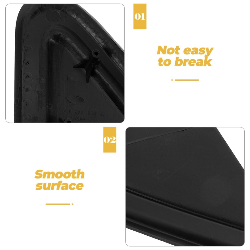 Car Side Window Triangle Cover Set Replacement for 2005 2010 Compact Hatchback Left Right Mirror Plates - Image 4
