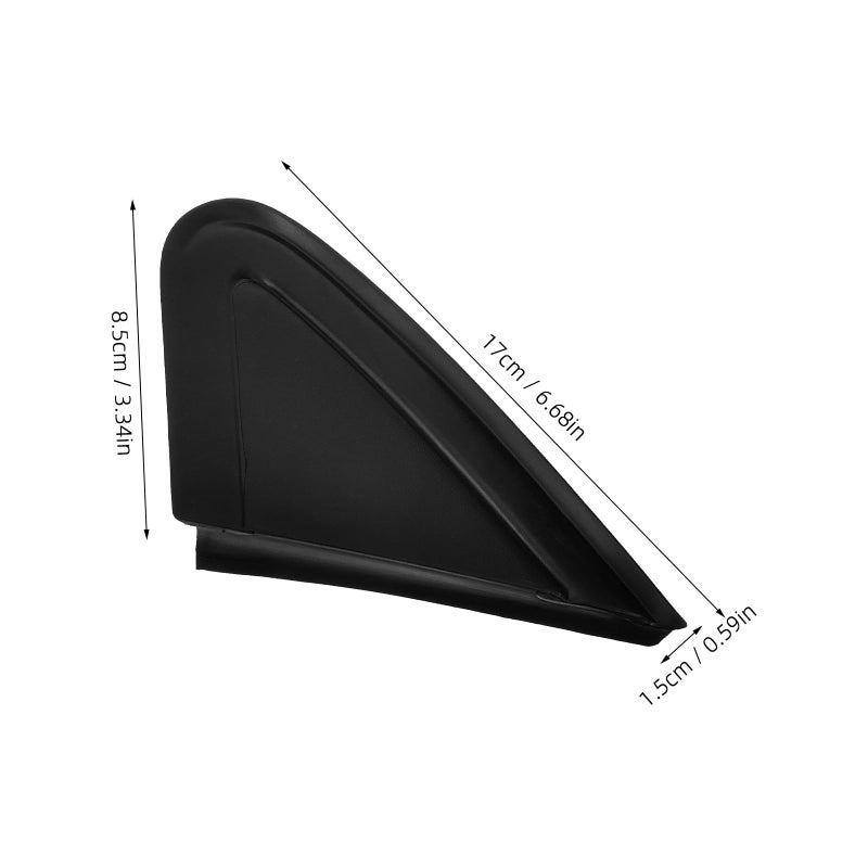 Car Side Window Triangle Cover Set Replacement for 2005 2010 Compact Hatchback Left Right Mirror Plates - Image 3