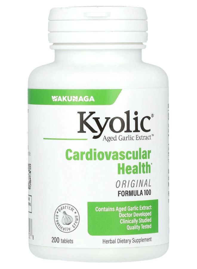 kyolic Aged Garlic Extract Cardiovascular Original Formula 100 200 Tablets
