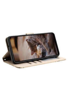erorex Case For Xiaomi Redmi 13C 4G/5G/13R 5G Cat Embossing Pattern Leather Phone Case with Lanyard  - Image 5