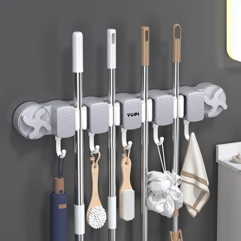 RoyalPro Bathroom Suction Mop Holder (Pack of 1) - Image 1
