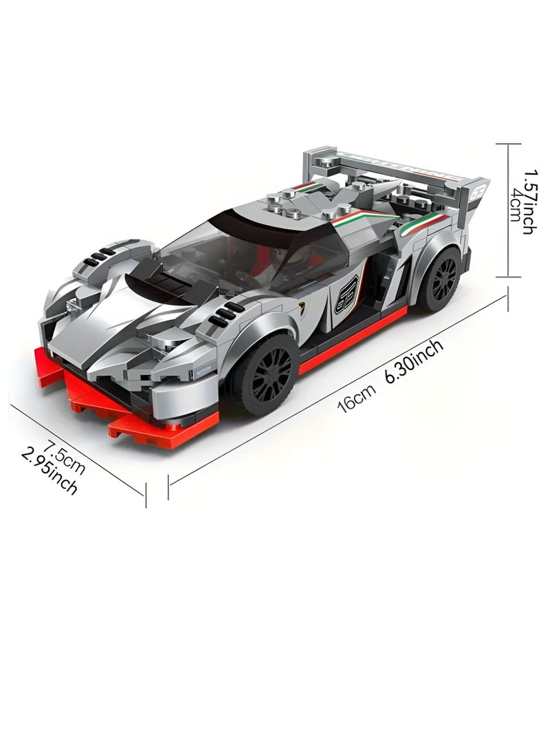 DECOR SOUQ 403 Pcs Lamborghini Veneno Racing Sports Car Building Blocks Set – DIY Construction Kit for Kids & Adults, Educational STEM Toy, Compatible with Major Brands, Gift for Boys Age 6+, High-Speed Supercar Model with Detailed Design – Creative Play Engineering Set for Learning & Fun  - Image 5