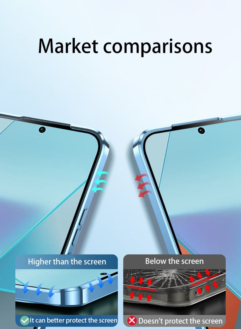 Redmi Note 13 Lens Protection Phone Case, Full Protection, Slim Shockproof Cover - Image 2