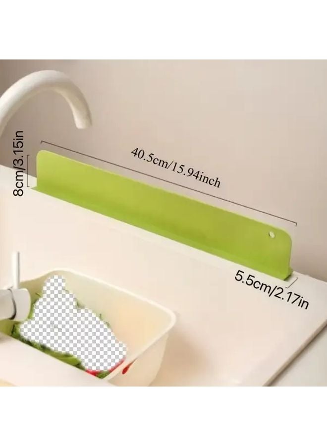 White Silicone Splash Guard 12 Month Dual Row Suction Cup Non Slip For Kitchen Bathroom - Image 4