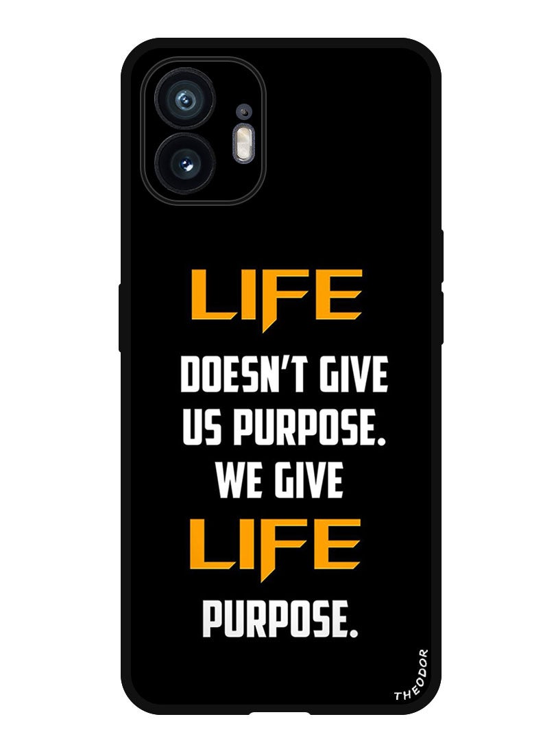 Theodor Protective Case Anti Scratch Shock Proof Bumper Cover For Nothing Phone (2) Life 1 - Image 1