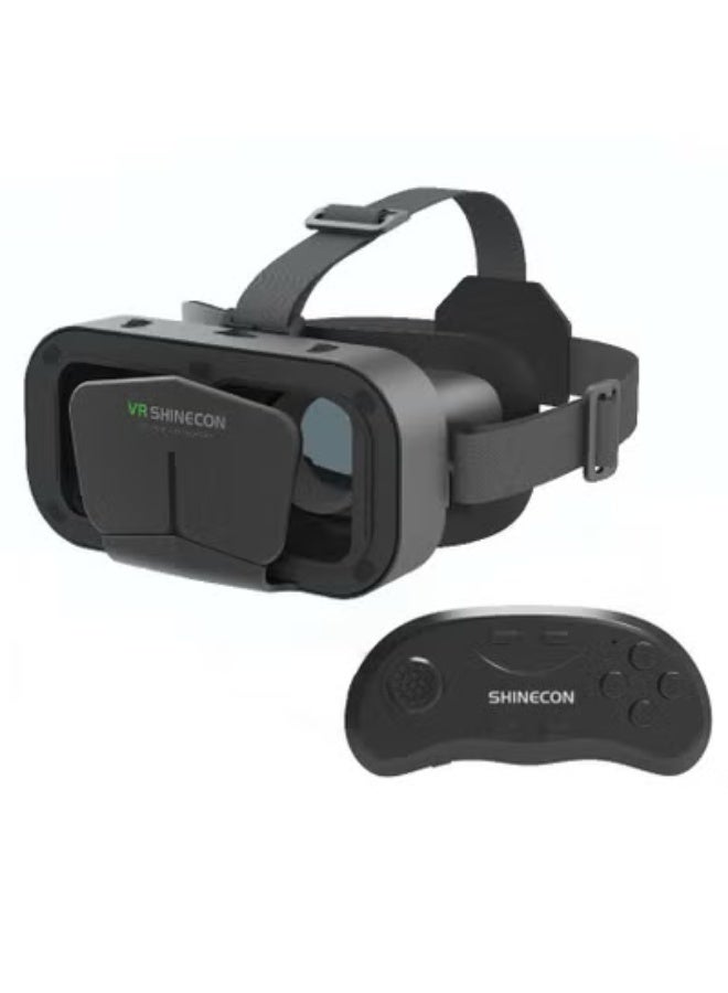 VR SHINECON G10 3D Virtual Reality Headset, Supports 7-inch Phones, 110° FOV Immersive Experience, Includes Bluetooth Controller - Image 1