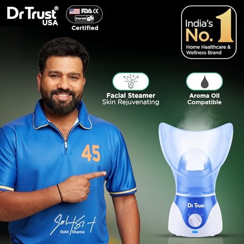 Dr Trust Home Spa Face/Nose Vapouriser Steamer For Cold & Cough (Blue Vaporiser) - Image 2