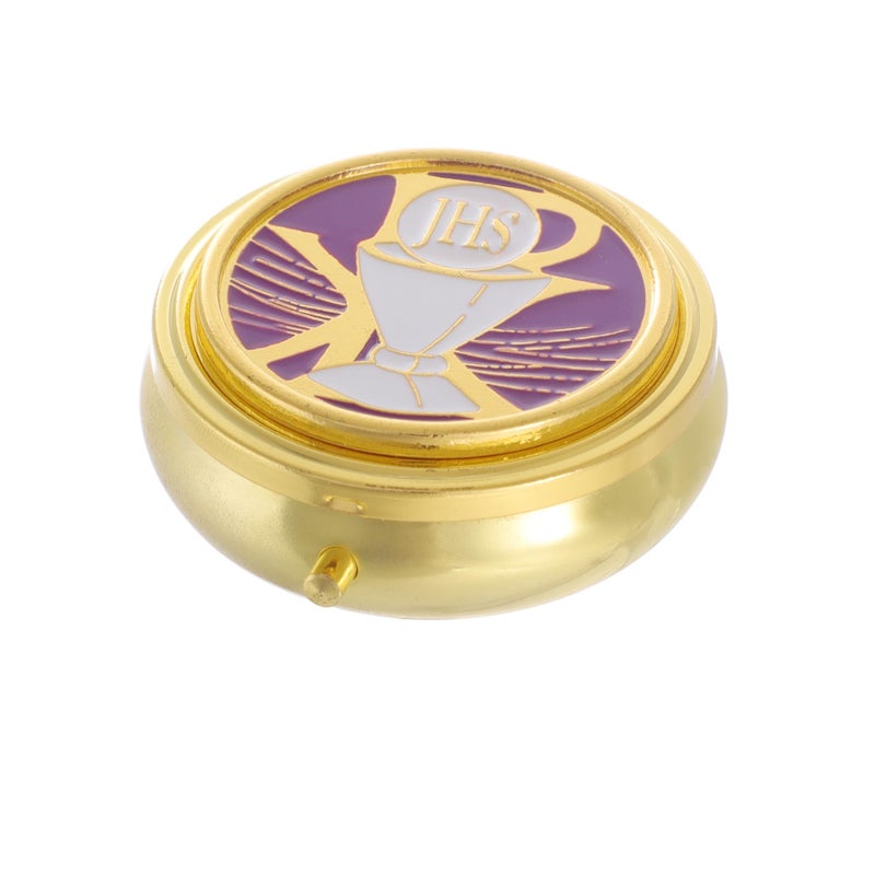 KOMI Pyx for Communion Host Catholic, Baptism Keepsake Box, Unique First Communion Gifts, Prayer Box - Image 2