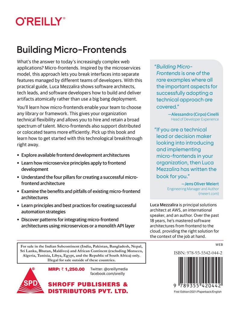 Building Micro-Frontends: Scaling Teams and Projects, Empowering Developers (Grayscale Indian Edition) - Image 2