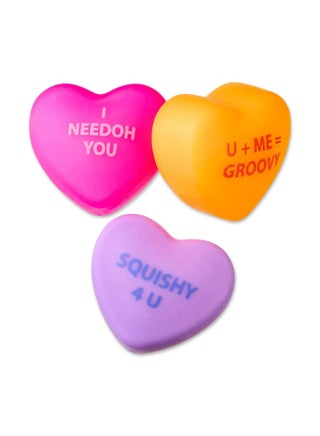 NEE DOH Teenie Squeeze Hearts 3-Pack - Soft Squishy Stress Relief Fidget Toys | Valentine's Day Gift for Kids & Adults - view 3