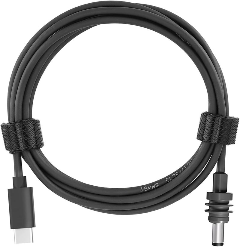 مساحات ضيقة وواسعة كابل طاقة USB C إلى DC من Zunate، كابل نحاس نقي 18AWG مع شريحة PD للإنترنت عبر الأقمار الصناعية، بطول 1 متر، مقاوم للماء بمعيار IP68 للاستخدام الداخلي والخارجي (#3) مواد خفيفة متانة - Image 4