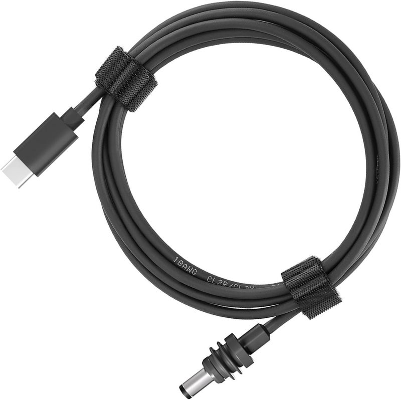 مساحات ضيقة وواسعة كابل طاقة USB C إلى DC من Zunate، كابل نحاس نقي 18AWG مع شريحة PD للإنترنت عبر الأقمار الصناعية، بطول 1 متر، مقاوم للماء بمعيار IP68 للاستخدام الداخلي والخارجي (#3) مواد خفيفة متانة - Image 5