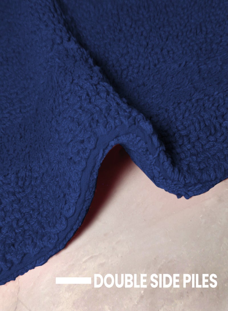 ريموند سجادة حمام ريموند هوم - سجادة حمام فاخرة وفائقة الامتصاص مع لون كوبالت مقاوم للانزلاق - (50 * 80 سم) - Image 2