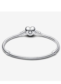 Pandora Violet Pandora Moments Silver Bracelet for Women with Heart-shaped Clasp 590719  - Image 3