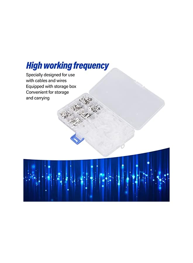 promass 2.8mm 4.8mm 6.3mm Copper Tin Plated Spade Terminals 480 Pcs Male Female Spade Wire Connectors Wire Terminals with Insulating Sleeves for Electrical Wiring Car Audio Speaker - Image 3