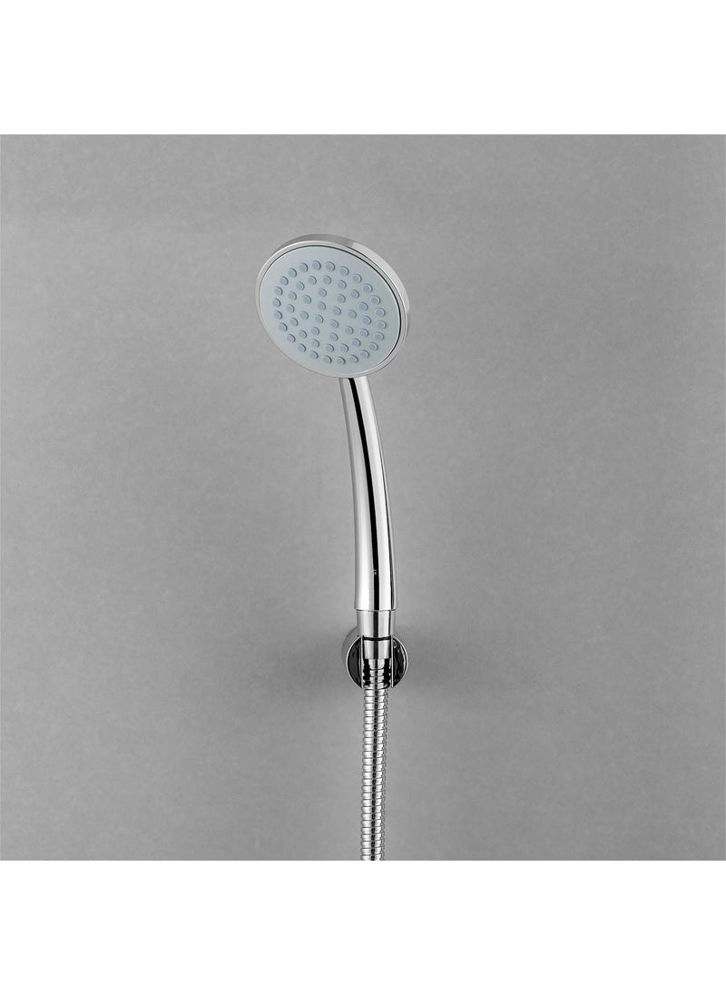 homeworks HomeWorks Rado ABS Plastic MultiFunction Rain And Mist Spray Hand Shower Head With 15 Meter Stainless Steel Flexible Hose Pipe And ABS Wall Hook Chrome Finish Set of 1  - Image 5