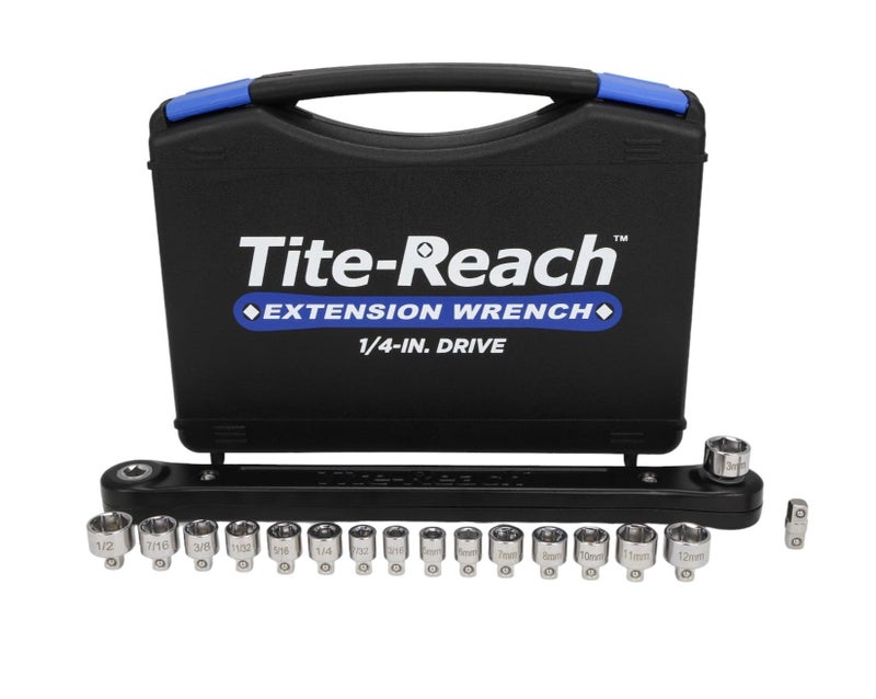 TITE-REACH TITEREACH 14 inch Professional Extension Wrench and Low Profile Socket Kit - Image 2