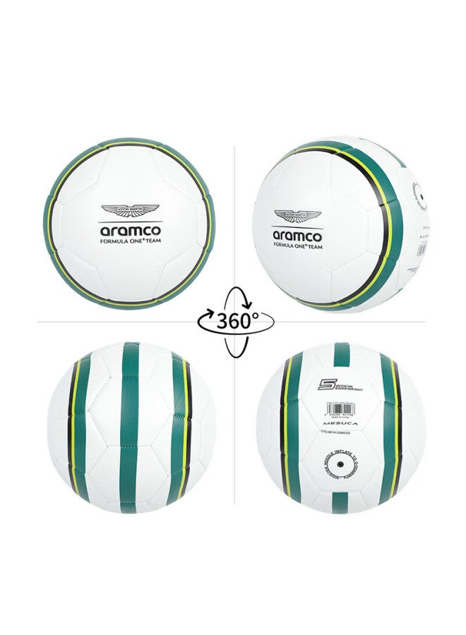 Mesuca No.5 Pu Soccer Ball Adult Children Standard World Cup Professional Match Training - Aston Martin Collaboration - Image 2