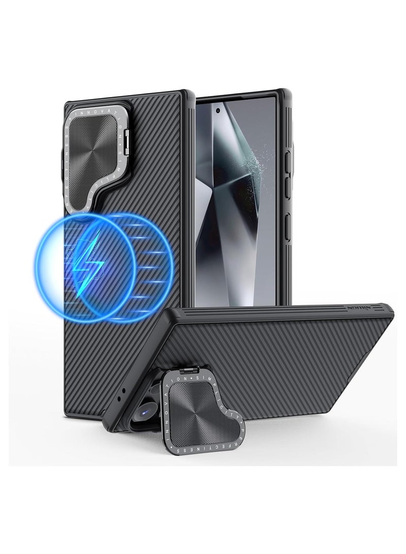 Nillkin Camshield Prop Magnetic Camera protective cover case Compatible with Samsung Galaxy S24 Ultra (Black) - Image 1