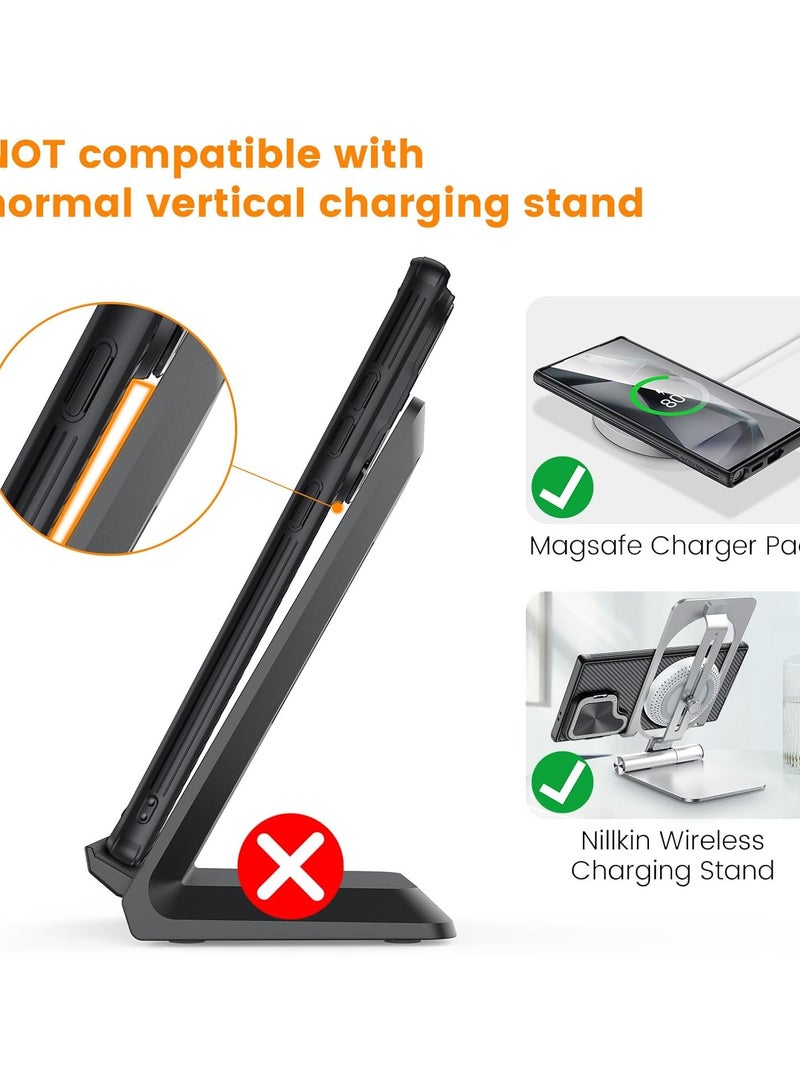 Nillkin Camshield Prop Magnetic Camera protective cover case Compatible with Samsung Galaxy S24 Ultra (Black) - Image 2