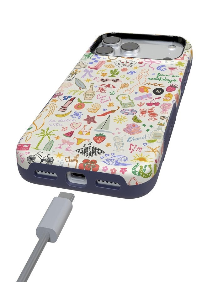 Casely iPhone 17 Pro Case | All The Fun Things | Fun on Weekdays | Compatible with MagSafe | Bold Protective Design - Image 5