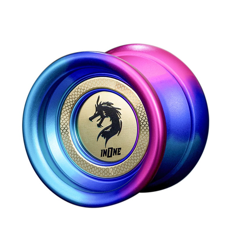 Cool Dragon Yo-Yo yoyo Sleep Game Fancy Aluminum Alloy Yo-Yo(Pegasus Black Pink Blue) - Image 5
