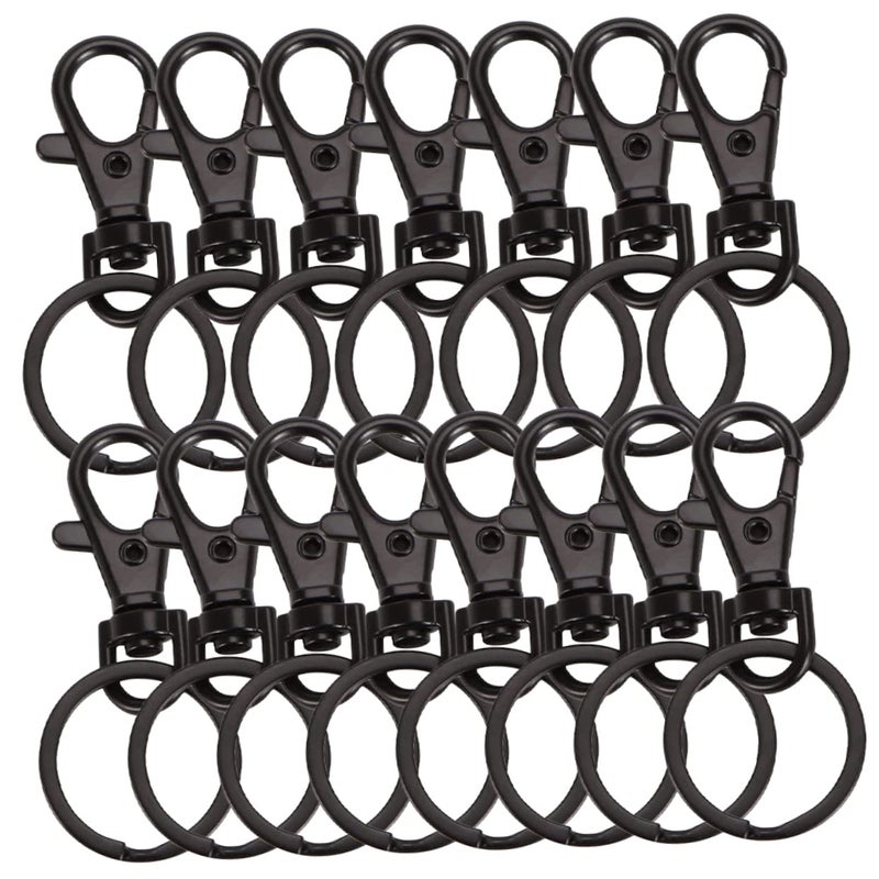 15 Pcs Swivel Keychain Clips with Smooth Opening Lobster Claw Clasps for Keys Jewelry DIY Crafts - Image 2