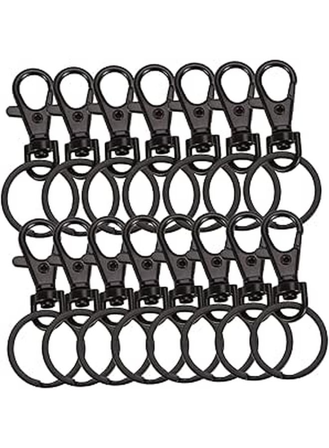 15 Pcs Swivel Keychain Clips with Smooth Opening Lobster Claw Clasps for Keys Jewelry DIY Crafts - Image 1