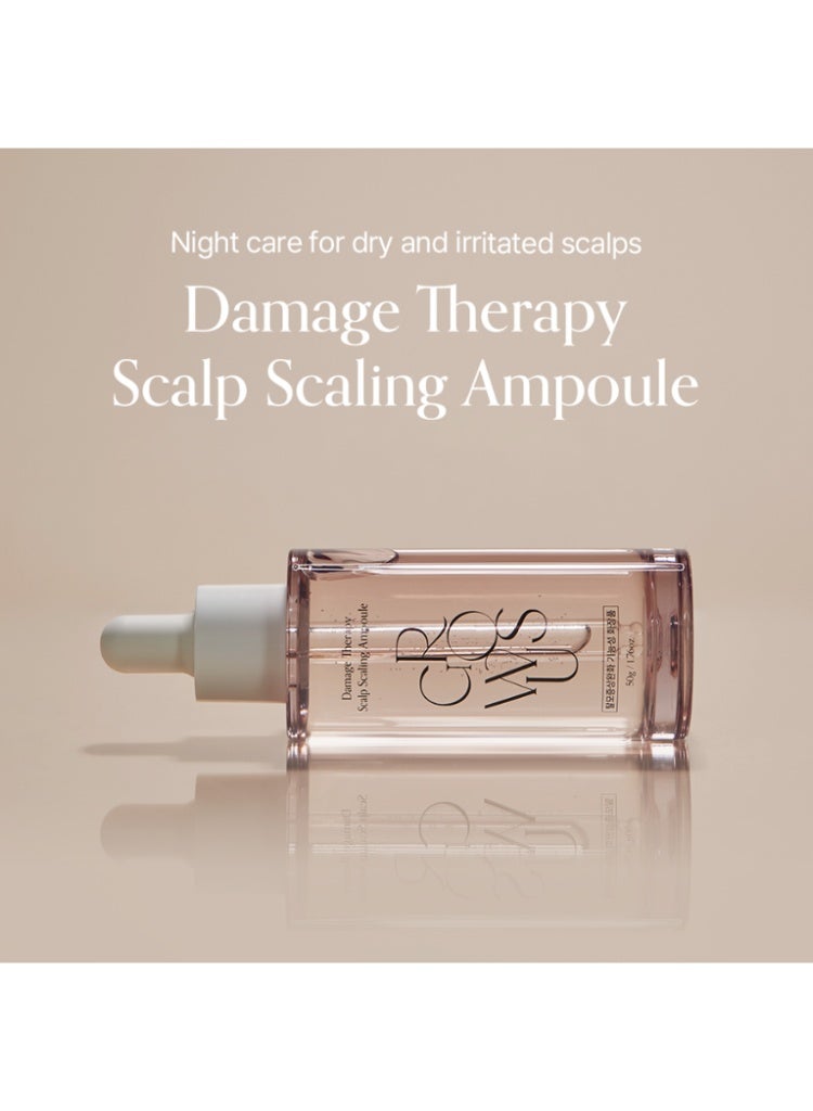 GROWUS Damage Therapy Scalp Scaling Ampoule 50g – Deep Cleanse & Repair Scalp Treatment with Himalayan Salt - Image 2