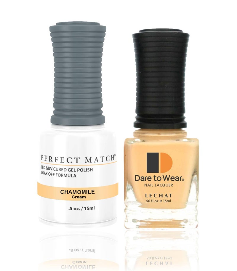 Perfect Match Gel Nail Polish 15ml Soak Off Long Lasting High Shine UV LED Gel Non Toxic Easy Application Wide Color Range for Manicure and Pedicure Chamomile PMS226
