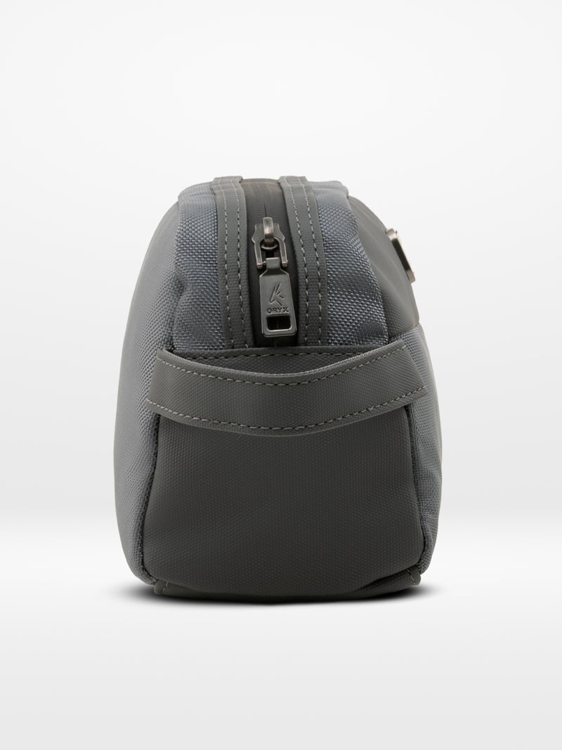 ORYX O-Pouch Stylish Modern Essentials Organizer Pouch Spacious & Textured Grey - Image 2