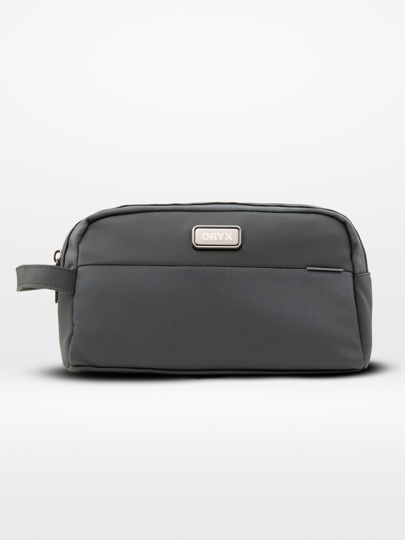 ORYX O-Pouch Stylish Modern Essentials Organizer Pouch Spacious & Textured Grey - Image 4