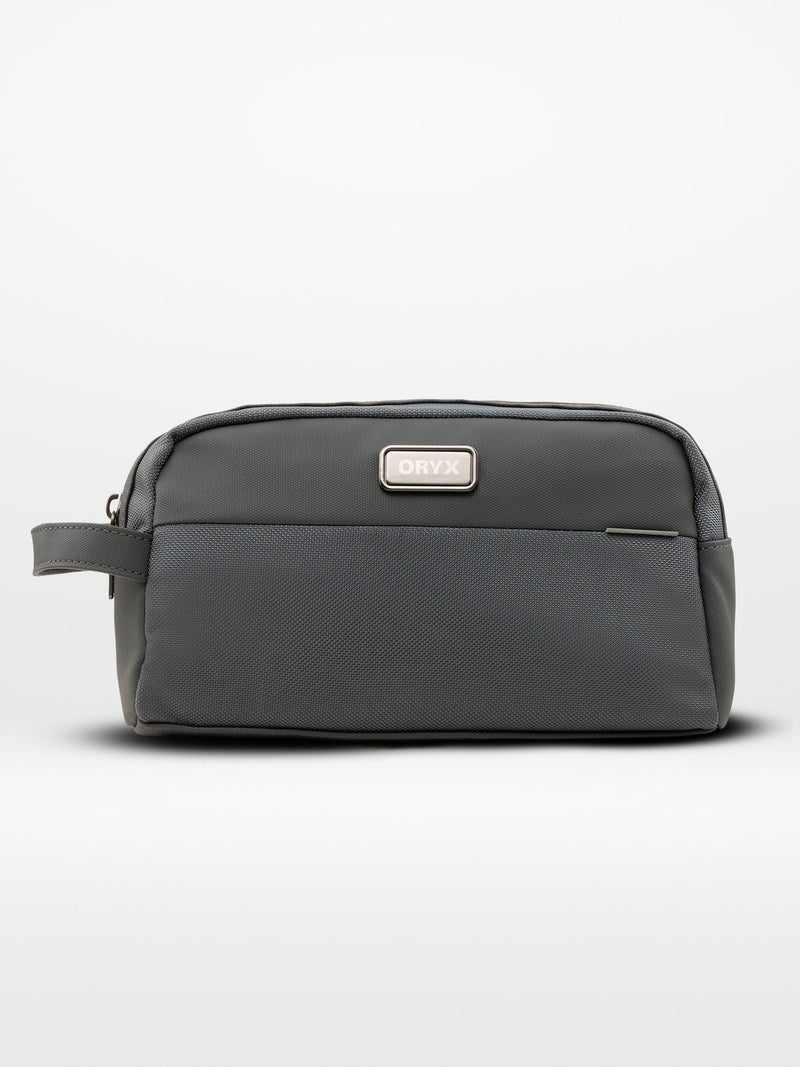 ORYX O-Pouch Stylish Modern Essentials Organizer Pouch Spacious & Textured Grey - Image 1