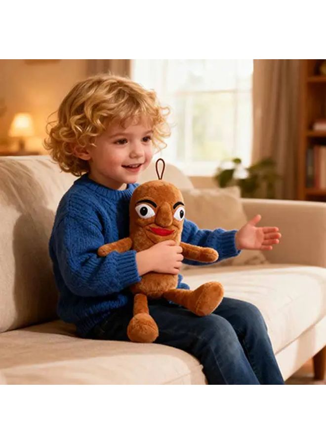 Brown Wooden Stick Plush Pillow Soft Polyester Filling Funny Room Decor Special Gift - Image 4