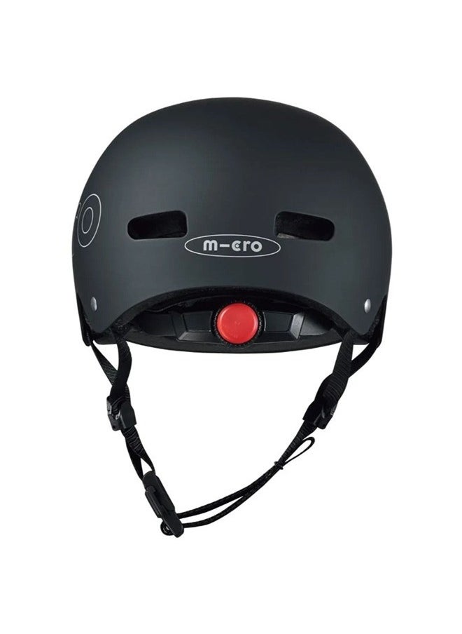 Micro Micro ABS Kids Helmet Black AC2097BX (Large) | Kids Helmet | Kick Scooter Helmets | Sports Helmet for Kids | Helmet with Adjustable Straps | Riding Kids Helmet | Kids Safety | Helmet for Kids  - Image 4
